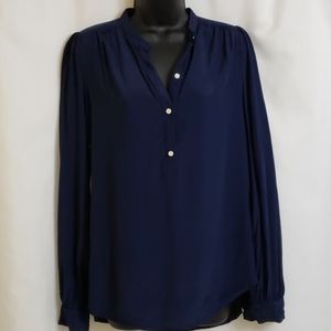 Gap navy blue tunic blouse, small tall